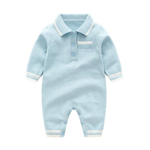 Baby boys' knit Rompers Long Sleeve Knitted newborn baby clothes warm Kid's Autumn Clothing Knitting Rompers 0-24m Cute Overalls