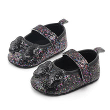 Load image into Gallery viewer, 2019 Fashion Baby Shoes Baby Girls Princess Shoes Sequins Infant Soft Sole First Walkers PU Leather Soft Bottom Toddler Shoes