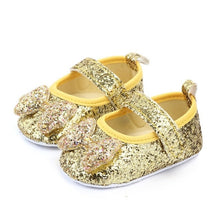 Load image into Gallery viewer, 2019 Fashion Baby Shoes Baby Girls Princess Shoes Sequins Infant Soft Sole First Walkers PU Leather Soft Bottom Toddler Shoes