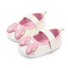 Load image into Gallery viewer, 2019 Fashion Baby Shoes Baby Girls Princess Shoes Sequins Infant Soft Sole First Walkers PU Leather Soft Bottom Toddler Shoes