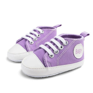 New Canvas Baby Sneaker Sport Shoes For Girls Boys Newborn Shoes Baby Walker Infant Toddler Soft Bottom Anti-slip First Walkers