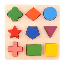 Load image into Gallery viewer, Children Baby Wooden Geometry Block Puzzles Kids Cognitive Toy Early Learning Educational Toy Children Gift