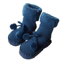 Load image into Gallery viewer, New Floor Socks Baby Plus Velvet Warm Toddler Shoes Non-slip