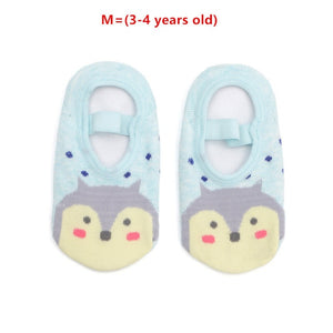 Children wear baby cotton toddler socks shoes rubber sole anti-skid spring and summer Newborn floor socks