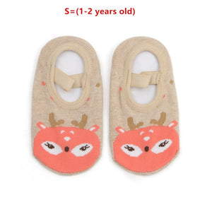 Children wear baby cotton toddler socks shoes rubber sole anti-skid spring and summer Newborn floor socks