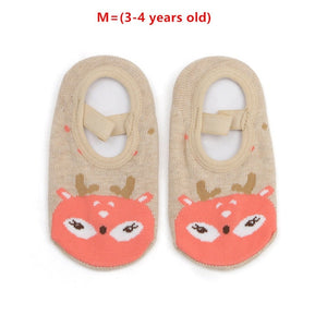 Children wear baby cotton toddler socks shoes rubber sole anti-skid spring and summer Newborn floor socks