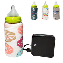 Load image into Gallery viewer, Ins Portable USB Milk Water Warmer Travel Stroller Insulated Bag Quickly Baby Nursing Bottle Heater Infant Food Milk Outdoor Cup