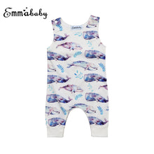 Load image into Gallery viewer, Emmababy Baby Grils Rompers 0-24M Newborn Fits Baby Girls Clothes Sleeveless Cartoon Fish Clothing Girls' Jumpsuits Sunsuits