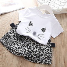 Load image into Gallery viewer, Girls Clothing Set 2019 Summer Fashion New Girls' Clothes Children's Clothes Animal Cotton T-Shirt + pants Baby Kids Clothes Set