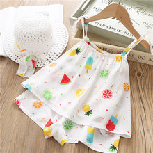 Load image into Gallery viewer, 2-6Y Baby Girl Clothes 2019 Hot Summer Fashion Girls' Clothing Sets Kids Bay clothes Toddler cotton flower shirt+Pants+Hats