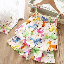 Load image into Gallery viewer, 2-6Y Baby Girl Clothes 2019 Hot Summer Fashion Girls' Clothing Sets Kids Bay clothes Toddler cotton flower shirt+Pants+Hats