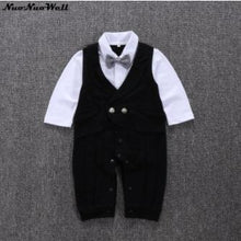 Load image into Gallery viewer, 2018 Spring Baby Boy Clothes Gentleman Baby Boys&#39; One Piece Gentle Romper Wedding Outfit Clothes Baby Boy Suit Baby Clothing