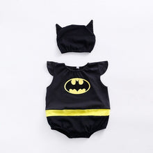 Load image into Gallery viewer, 1pc romper 1pc Hat Newborn Baby Cotton rompers suits baby boys&#39; clothing Dragon Ball Spiderman Hero outifts Summer jumpsuits