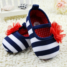 Load image into Gallery viewer, 2018 Baby Boy Shoes Spring Autumn Bow Classic Canvas Cotton Baby Girl Shoes The First Walkers Fashion Comfort Baby Girl Shoes