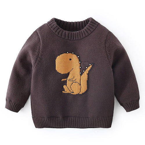 Baby Cartoon Sweater 2019 Winter Clothes New Boys' Children's Clothing Tops Fashion Cute Children's Plus Velvet Padded Jacket