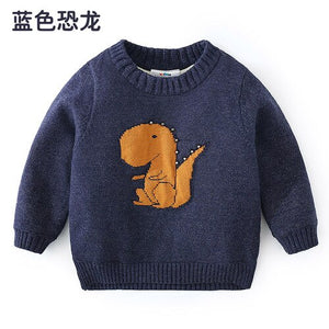 Baby Cartoon Sweater 2019 Winter Clothes New Boys' Children's Clothing Tops Fashion Cute Children's Plus Velvet Padded Jacket