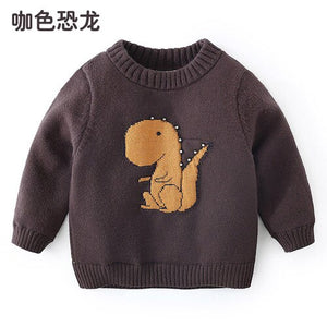 Baby Cartoon Sweater 2019 Winter Clothes New Boys' Children's Clothing Tops Fashion Cute Children's Plus Velvet Padded Jacket