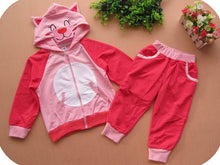 Load image into Gallery viewer, Cute Bee Spring Boys&#39; Clothing Sets Animal Ears Jacket + Pants Conjuntos Roupas Bebes Meninos Baby Boy Clothing Set Kids Clothes