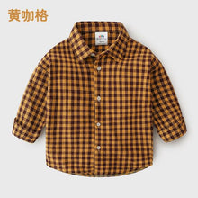 Load image into Gallery viewer, Baby Plaid Shirt 2019 Autumn Dress New Boys&#39; Children&#39;s Casual Top Top Shirt Baby Children Clothing Tops Outwear Outfits Blouse