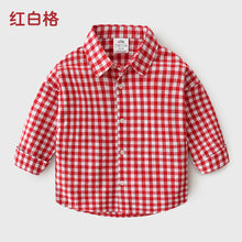 Load image into Gallery viewer, Baby Plaid Shirt 2019 Autumn Dress New Boys&#39; Children&#39;s Casual Top Top Shirt Baby Children Clothing Tops Outwear Outfits Blouse