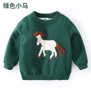 Baby Cartoon Sweater 2019 Winter Clothes New Boys' Children's Clothing Tops Fashion Cute Children's Plus Velvet Padded Jacket