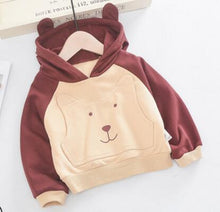 Load image into Gallery viewer, Baby Boys Bear Hoodies Children Hoodies Boys Spring Autumn Coat Kids Long Sleeve Casual Outwear Baby Clothing Boys&#39; Hoodies