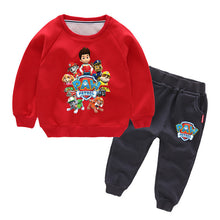 Load image into Gallery viewer, PAW PATROL Boys&#39; Baby Clothing Plus velvet thick warm and windproof  Boys&#39; autumn and winter plus velvet sweater suit