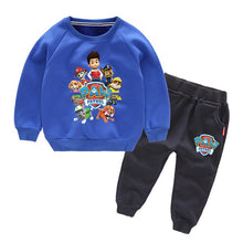 Load image into Gallery viewer, PAW PATROL Boys&#39; Baby Clothing Plus velvet thick warm and windproof  Boys&#39; autumn and winter plus velvet sweater suit