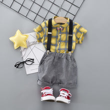 Load image into Gallery viewer, Boys&#39; Clothing Sets Summer Round Neck T-shirt Baby Short-sleeved Suit Vest Boy Clothes Two-piece 1-4 Years Children Clothes