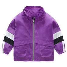 Load image into Gallery viewer, Panelled Fashion jacket for baby boy Spring Autumn Polyester boys' jackets Hit colors child coats Toddler 2 6 years kid clothing