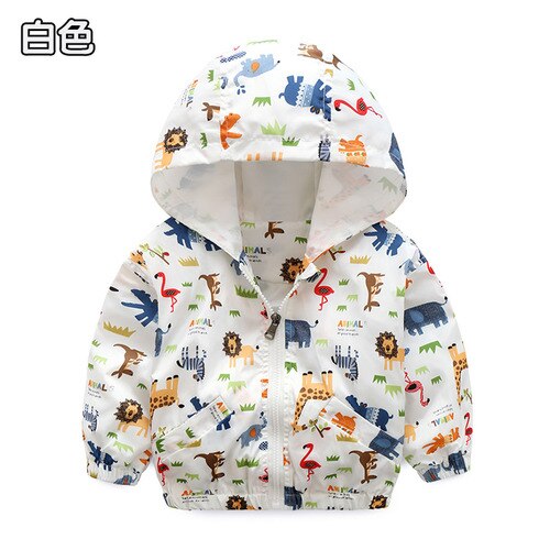 Baby Charge Coat Fall Wear Boys' Children's Long-sleeved Cap Topcoat Windshield Hooded Outwear Baby Kids Coats Jacket Clothing