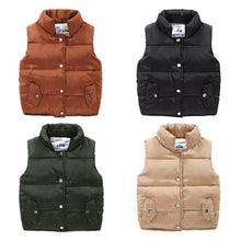 Load image into Gallery viewer, Baby Joker Vest 2019 Winter Clothes New Boys&#39; Children&#39;s Clothing Children&#39;s Cotton-padded Jacket Padded Cotton Clip Boys Vest