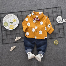 Load image into Gallery viewer, Pure cotton children&#39;s clothing boys&#39; and girls&#39; autumn clothes baby children&#39;s new clothes children&#39;s autumn shirts