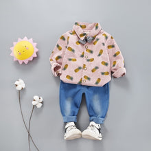 Load image into Gallery viewer, Pure cotton children&#39;s clothing boys&#39; and girls&#39; autumn clothes baby children&#39;s new clothes children&#39;s autumn shirts