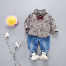 Load image into Gallery viewer, Pure cotton children&#39;s clothing boys&#39; and girls&#39; autumn clothes baby children&#39;s new clothes children&#39;s autumn shirts