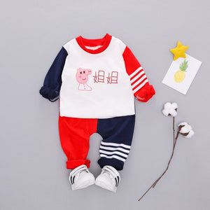 Pure cotton children's clothing boys' and girls' autumn clothes baby children's new clothes children's autumn shirts