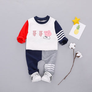 Pure cotton children's clothing boys' and girls' autumn clothes baby children's new clothes children's autumn shirts