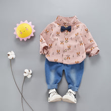 Load image into Gallery viewer, Pure cotton children&#39;s clothing boys&#39; and girls&#39; autumn clothes baby children&#39;s new clothes children&#39;s autumn shirts