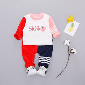 Pure cotton children's clothing boys' and girls' autumn clothes baby children's new clothes children's autumn shirts