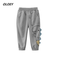 Load image into Gallery viewer, Boys&#39; Autumn Pants 2019 Autumn Fashion New Embroidered Children&#39;s Trousers Clothing Children&#39;s Baby Base Thin Cotton And Linen