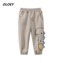 Load image into Gallery viewer, Boys&#39; Autumn Pants 2019 Autumn Fashion New Embroidered Children&#39;s Trousers Clothing Children&#39;s Baby Base Thin Cotton And Linen