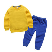 Load image into Gallery viewer, Boys&#39; Sweaters Set baby girl clothes Long Sleeve sweater Sweatpants toddler boy clothes Brand Boys Clothing Children suits