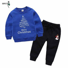 Load image into Gallery viewer, New Baby Boys&#39; Suit  Clothing  Children Cotton  Sports  Suits Cartoon Printed Long Sleeve and Trousers 2-12 Years Old Two Pieces