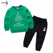 Load image into Gallery viewer, New Baby Boys&#39; Suit  Clothing  Children Cotton  Sports  Suits Cartoon Printed Long Sleeve and Trousers 2-12 Years Old Two Pieces