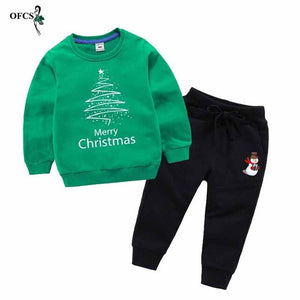 New Baby Boys' Suit  Clothing  Children Cotton  Sports  Suits Cartoon Printed Long Sleeve and Trousers 2-12 Years Old Two Pieces