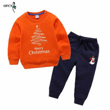 Load image into Gallery viewer, New Baby Boys&#39; Suit  Clothing  Children Cotton  Sports  Suits Cartoon Printed Long Sleeve and Trousers 2-12 Years Old Two Pieces