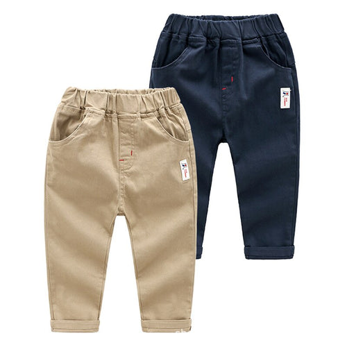 2019 New Style Autumn Clothing Boys' Casual Pants Baby Labeling Pants CHILDREN'S Pants Childrenswear Wholesale