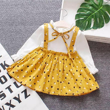 Load image into Gallery viewer, girls&#39; baby dresses cartoon full sleeve cotton dress 6M-5T autumn winter princess dress for birthday party girls baby clothing