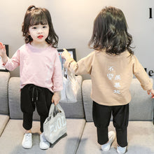 Load image into Gallery viewer, Girls&#39; leisure children&#39;s clothing in the spring and autumn female baby suit Toddler Girl Clothes Girls Boutique Outfits