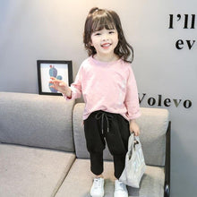 Load image into Gallery viewer, Girls&#39; leisure children&#39;s clothing in the spring and autumn female baby suit Toddler Girl Clothes Girls Boutique Outfits